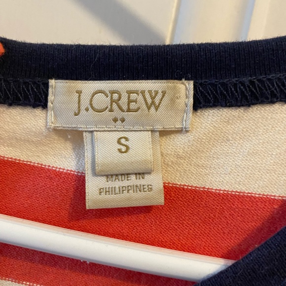 Size S J Crew cotton dress with leather pocket detail and brass zip. - Picture 4 of 4